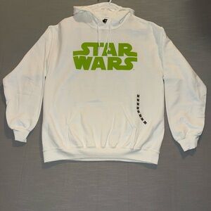 Star Wars Mad Engine Double Sided Hoodie Men Size Medium White Brand New